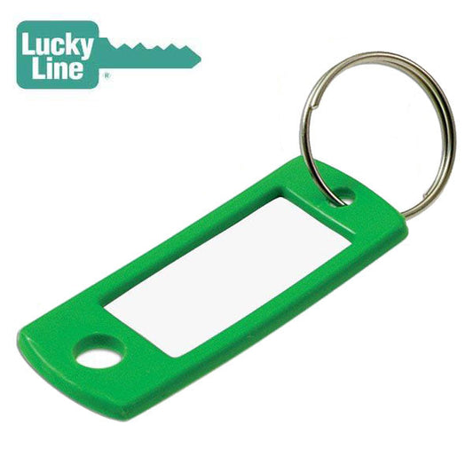 LuckyLine - 16940 - Key Tag with Ring - Green - UHS Hardware