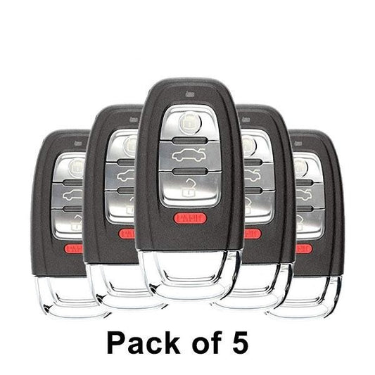 2008-2012 Audi / 4-Button Smart Key / PN: 8T0959754A / IYZFBSB802 / 315 MHz (5 Pack)