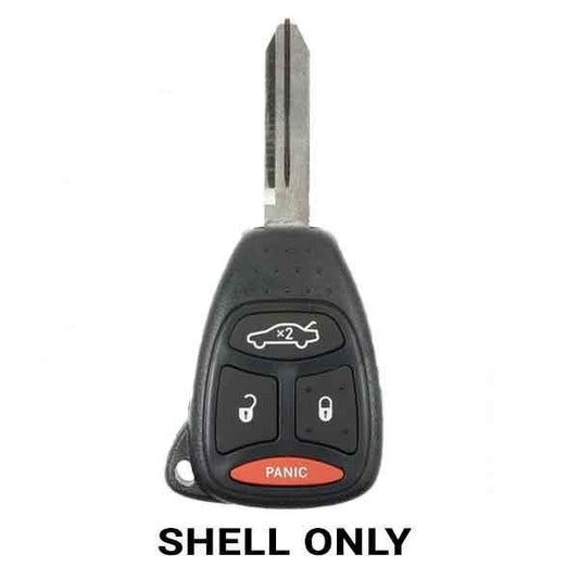 2005 - 2009  Chrysler / Dodge / Jeep / 4-Button Smart Key SHELL for KOBDT04A (AFTERMARKET)