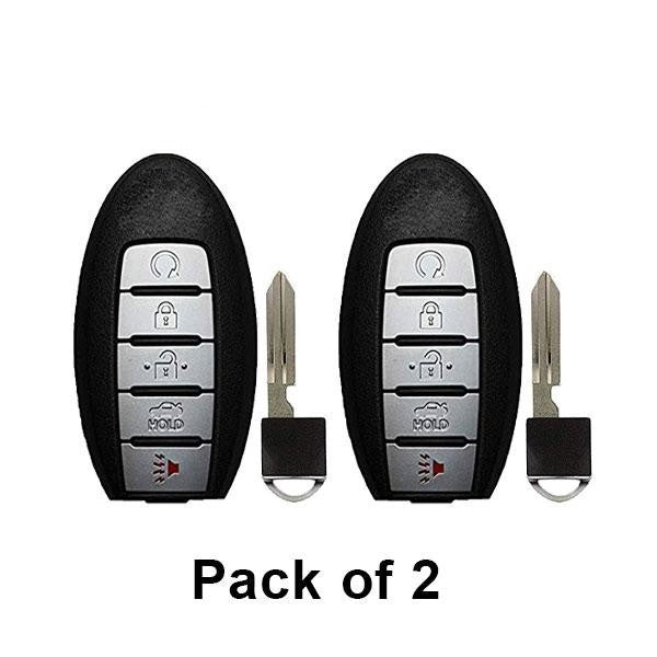 2017-2018 Nissan Armada / 5-Button Smart Key / CWTWB1G744 (AFTERMARKET) (2 Pack)