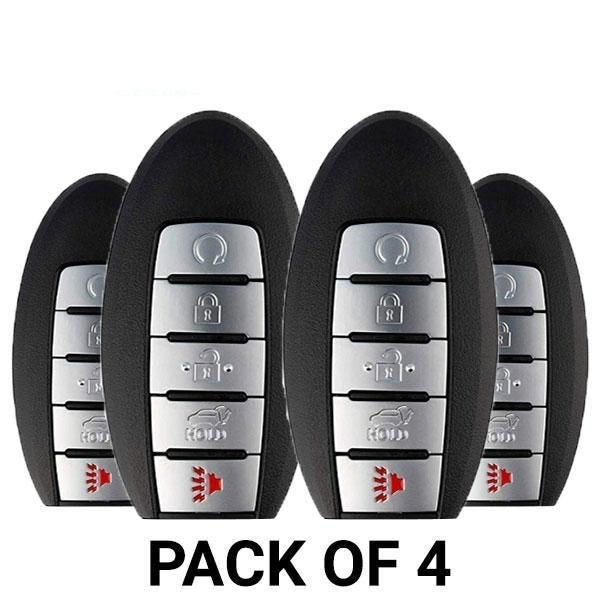 2015-2018 Nissan Pathfinder / Murano / 5-Button Smart Key / KR5S180144014 / IC 204  (Pack of 4)