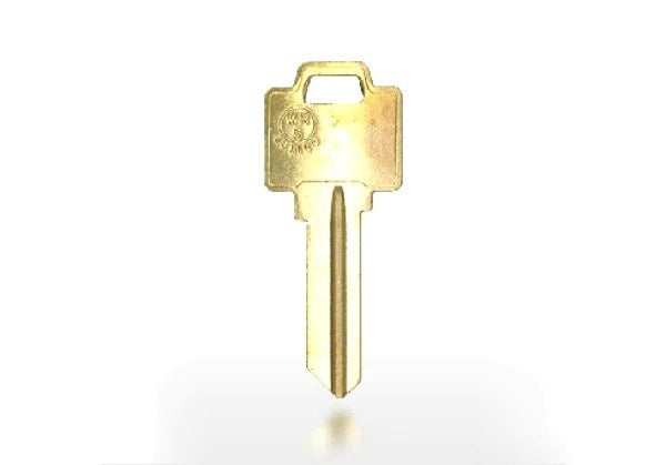 WR5 / N1054WB 5-Pin Weiser Key - Brass Finish (JMA-WEI-3E-BR)