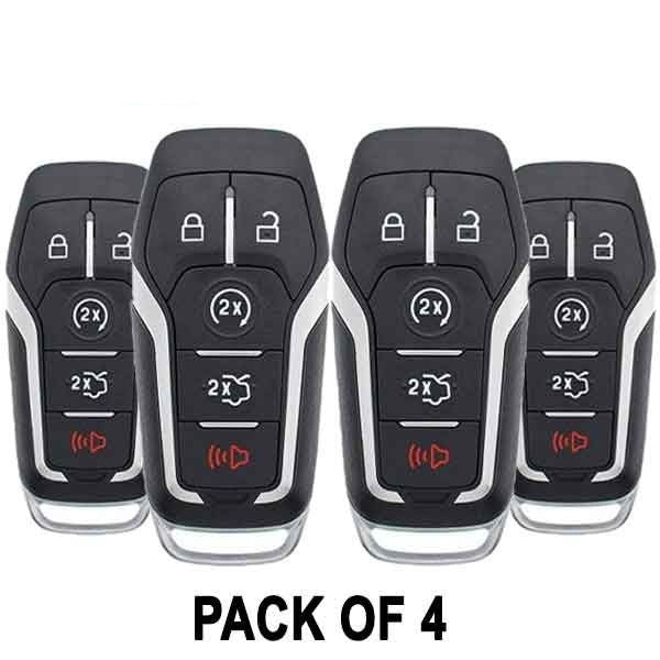 2013-2020 Ford Mustang Lincoln / 5-Button Smart Key / M3N-A2C31243300 (BUNDLE OF 4)