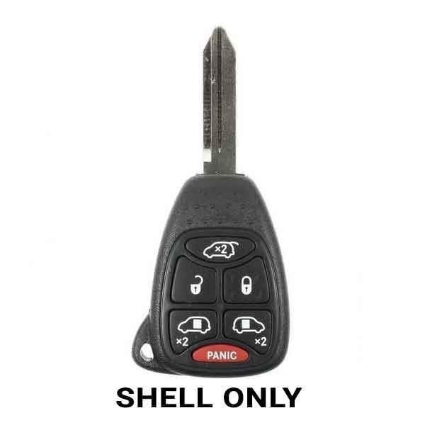 2004-2007 Chrysler / Dodge / Jeep / 6-Button Smart Key SHELL for M3N5WY72XX (AFTERMARKET)