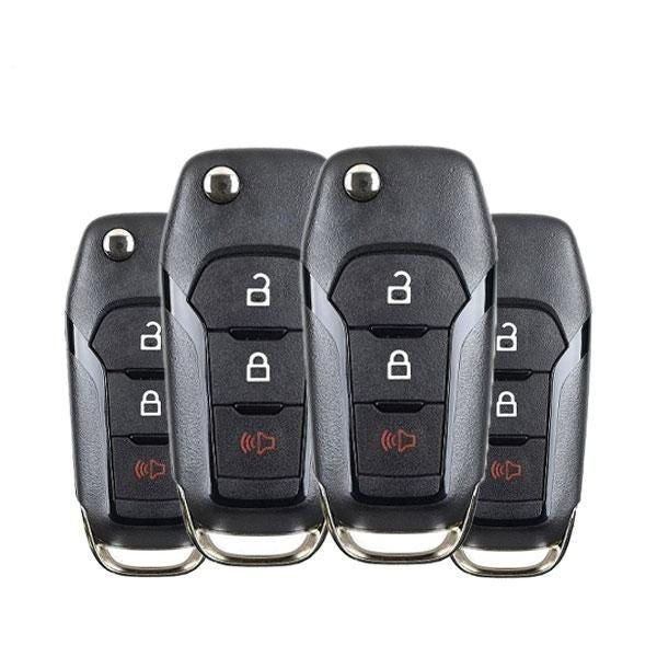 2015-2022 Ford / 3-Button Flip Key / PN: 164-R8130 / N5F-A08TAA (Pack of 4)
