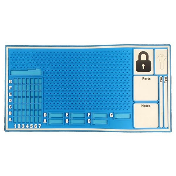 Deluxe Rekeying / Locking / Pinning Mat by SLK Hardware (10"x20″)