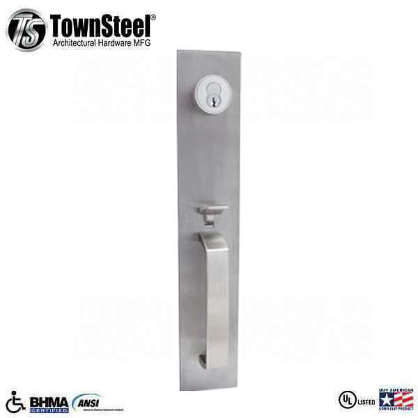 TownSteel - ED5500T -  Thumbpiece Exit Trim - for ED5500/ED5600 Exit Devices  -  Dummy Function  - Satin Chrome - Grade 1 - UHS Hardware