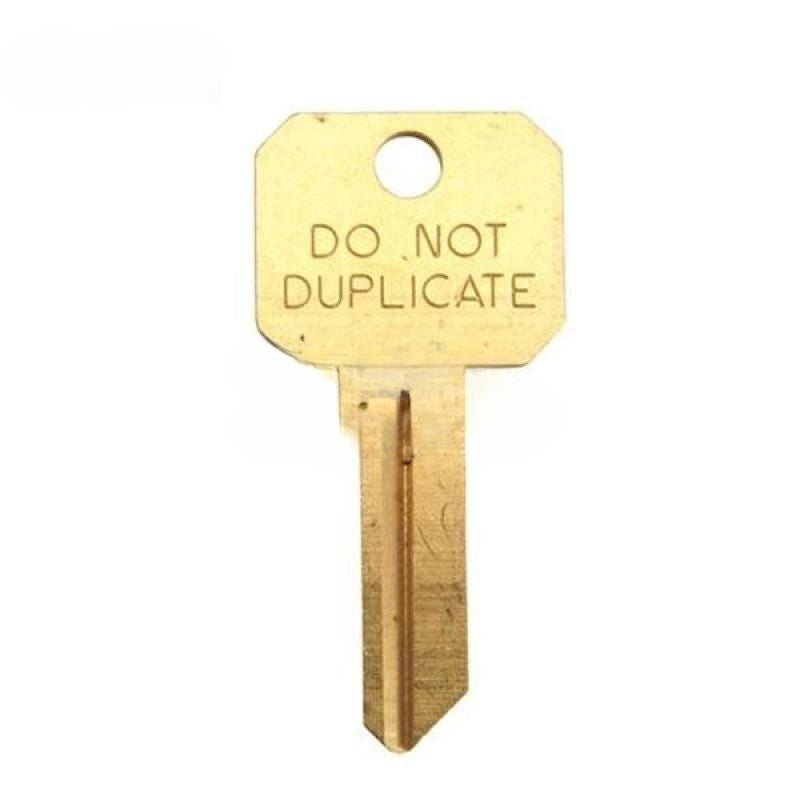 Schlage Key SC1 (Do Not Duplicate) Blanks - Brass (JMA)